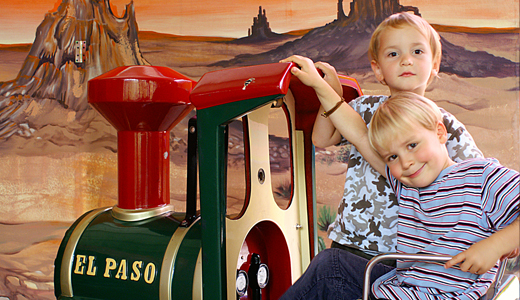 Kindereisenbahn in Jolos Kinderwelt